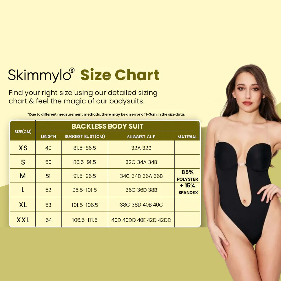 Backless Bodysuit Shapewear